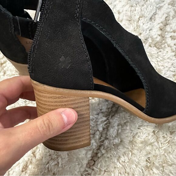Lucky Brand Saimy Booties Leather Women’s Sz 5 - Picture 8 of 10